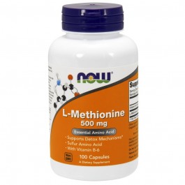 Now L-Methionine 500 mg 100 caps