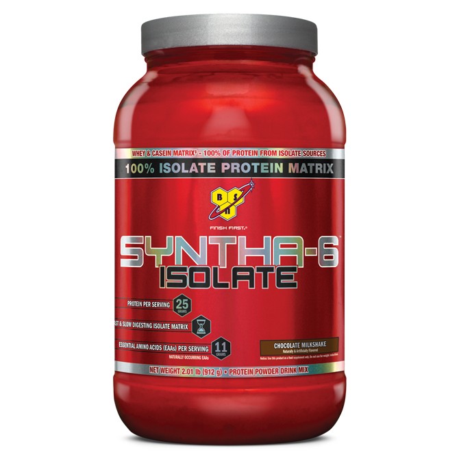 BSN Syntha-6 Isolate 912 g /24 servings/ Strawberry - зображення 1