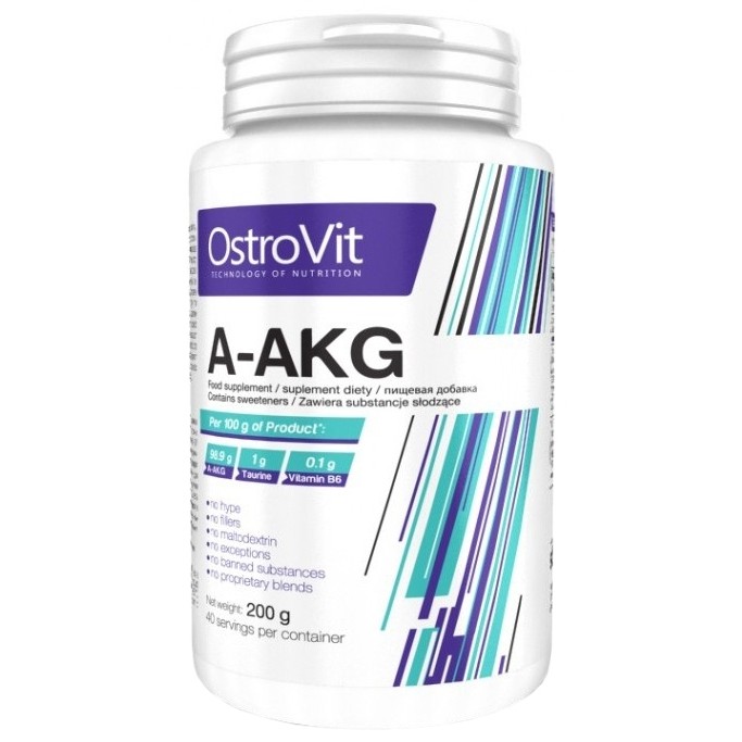OstroVit A-AKG 200 g /40 servings/ Lemon - зображення 1