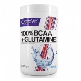 OstroVit BCAA + Glutamine 500 g /50 servings/ Pure