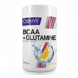 OstroVit BCAA + Glutamine 500 g /50 servings/ Lemon