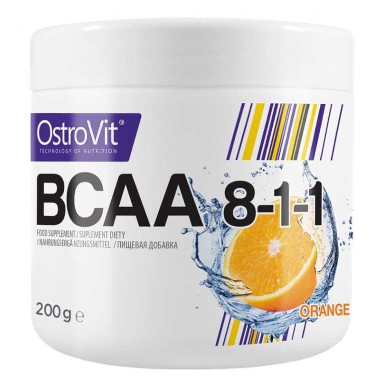 OstroVit BCAA 8-1-1 200 g /20 servings/ Orange - зображення 1