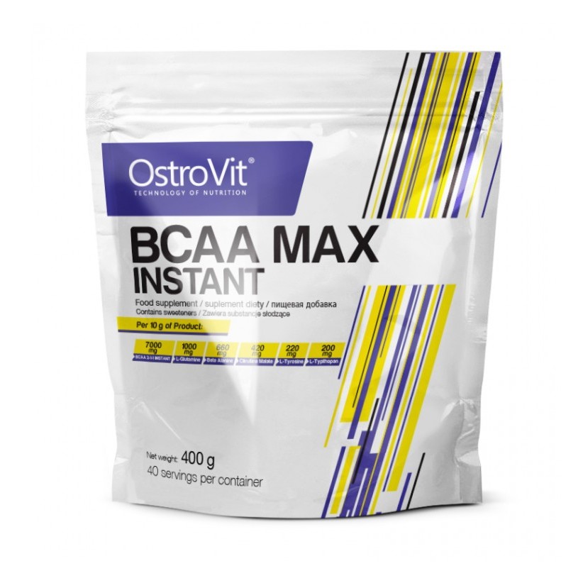 OstroVit BCAA Max Instant 400 g /40 servings/ Green Apple - зображення 1