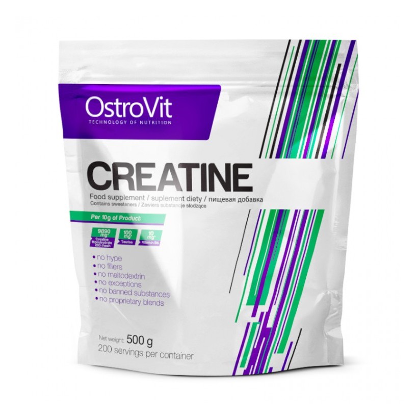 OstroVit Creatine Monohydrate 500 g /200 servings/ Orange - зображення 1