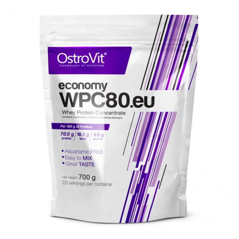 OstroVit Economy WPC80.eu 700 g /23 servings/ Vanilla - зображення 1