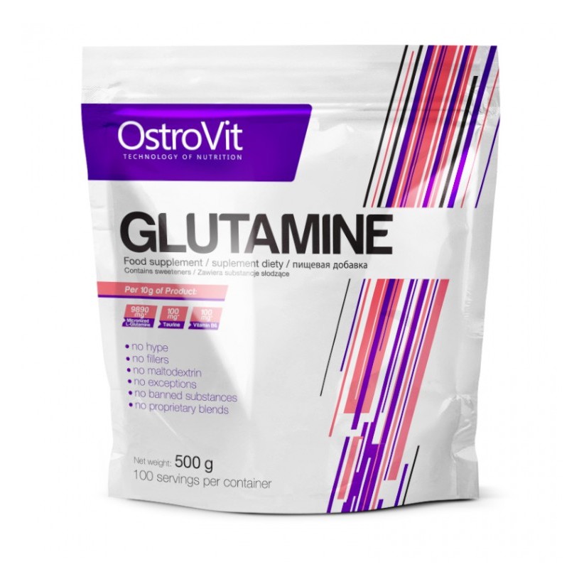 OstroVit Glutamine 500 g /100 servings/ Lemon - зображення 1