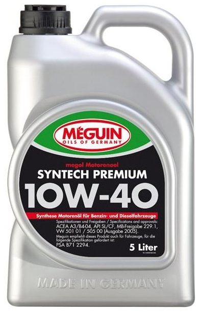 Meguin Syntech Premium 10W-40 5л - зображення 1