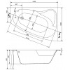 Cersanit Sicilia 140x100 R (S301-094) - зображення 2