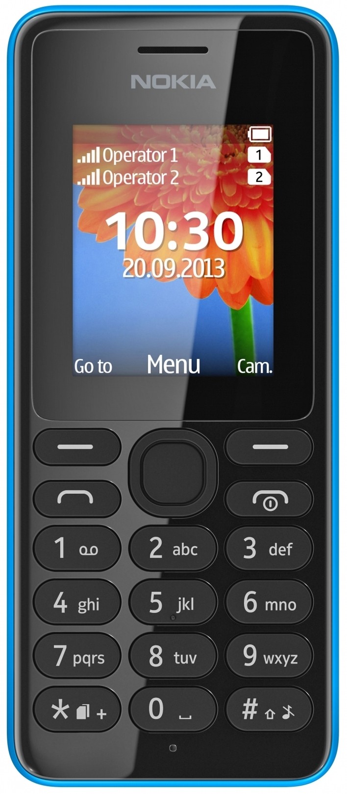 Nokia 108 Dual SIM (Cyan) купить в интернет-магазине: цены на мобильный  телефон 108 Dual SIM (Cyan) - отзывы и обзоры, фото и характеристики.  Сравнить предложения в Украине: Киев, Харьков, Одесса, Днепр на