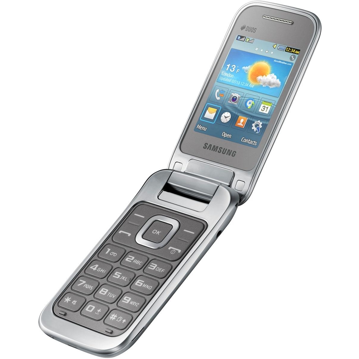 Samsung C3592 (Titanium Silver) купить в интернет-магазине: цены на  мобильный телефон C3592 (Titanium Silver) - отзывы и обзоры, фото и  характеристики. Сравнить предложения в Украине: Киев, Харьков, Одесса,  Днепр на Hotline.ua