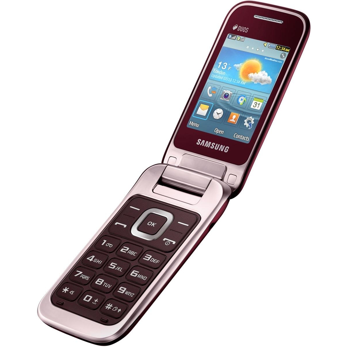 Samsung C3592 (Wine Red) купить в интернет-магазине: цены на мобильный  телефон C3592 (Wine Red) - отзывы и обзоры, фото и характеристики. Сравнить  предложения в Украине: Киев, Харьков, Одесса, Днепр на Hotline.ua