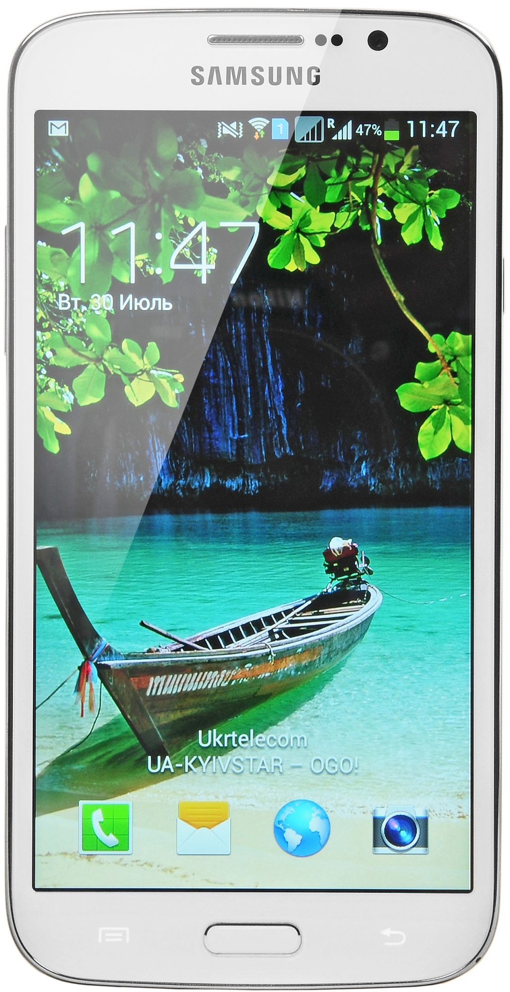 Samsung I9152 Galaxy Mega 5.8 (White Frost) - зображення 1
