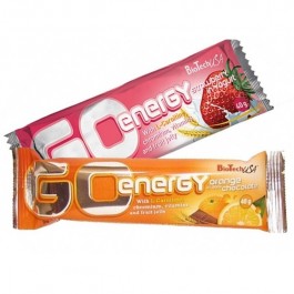 BiotechUSA Go Energy Bar 40 g Strawberry Yogurt