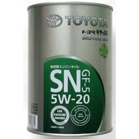 Toyota MOTOR OIL SN/GF-5 5W-20 1л - зображення 1