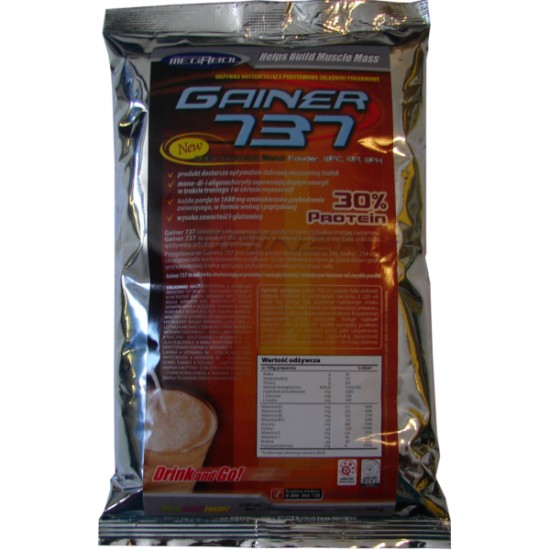 Megabol Gainer 737 500 g /5 servings/ Strawberry - зображення 1