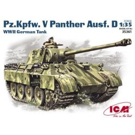 ICM Pz.Kpfw. V Panther Ausf.D, герм-ий танк ІІ Мировой войны (ICM35361) - зображення 1