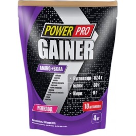 Power Pro Gainer 4000 g /100 servings/ Ренклод