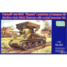   UniModels Средний танк М4А2 "Шерман"с ракетной установкой Т40 (UM223)