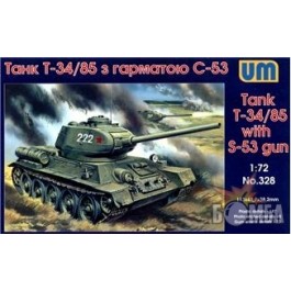 UniModels Советский танк Т-34/85 с пушкой С-53 (UM328)