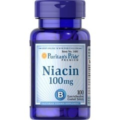 Puritan's Pride Niacin 100 mg 100 tabs