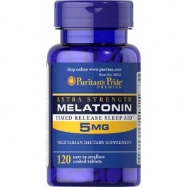 Puritan's Pride Extra Strength Melatonin 5 mg 120 tabs