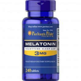 Puritan's Pride Melatonin 3 mg 240 tabs