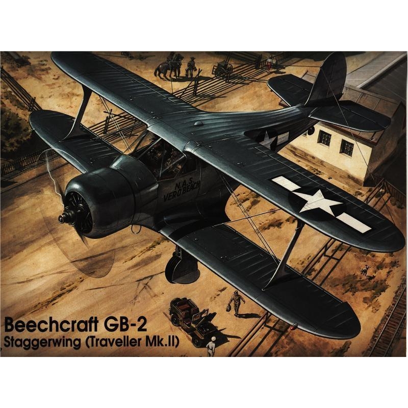 Roden Самолет Beechcraft GB-2 Staggerwing (Traveller Mk.II) (RN447) - зображення 1