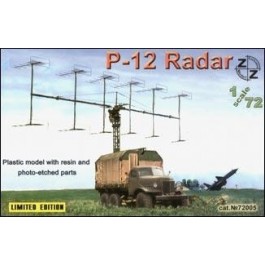 ZZ Modell P-12 Soviet radar vehicle, plastic/resin/pe (ZZ72005)
