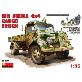   MiniArt Немецкий полноприводный грузовой автомобиль MB L1500A (MA35150)