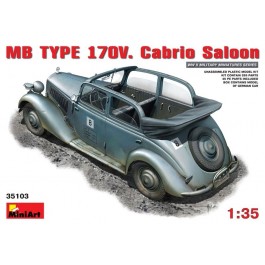 MiniArt Немецкий автомобиль кабриолет MB Typ 170V (Cabrio Saloon) (MA35103)