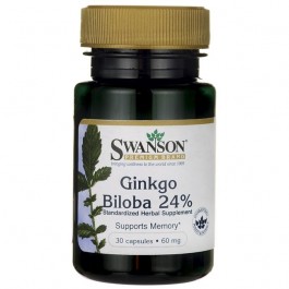   Swanson Ginkgo Biloba Extract 60 mg 30 caps