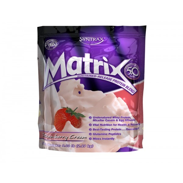 Syntrax Matrix 5.0 2270 g /76 servings/ Strawberry Cream - зображення 1