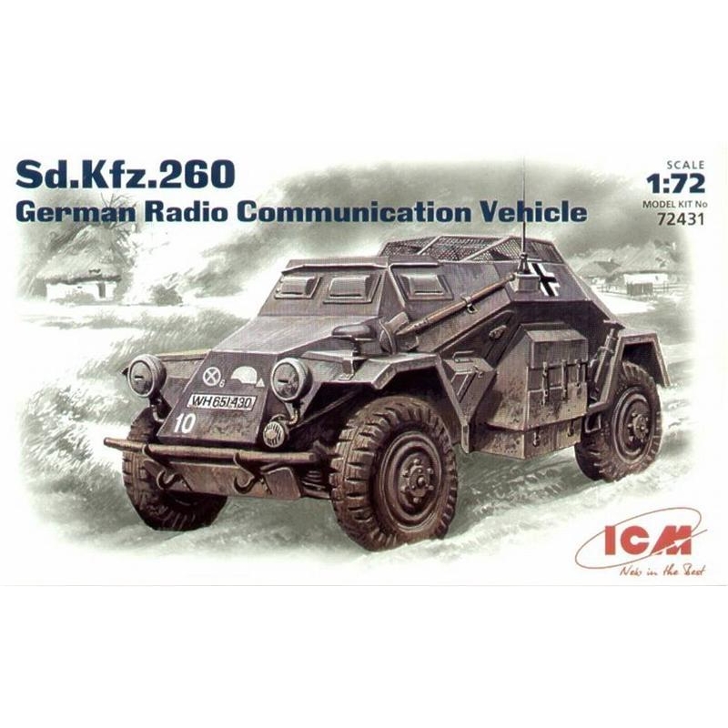 ICM Германский бронеавтомобиль радиосвязи Sd.Kfz.260 (ICM72431) - зображення 1