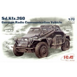   ICM Германский бронеавтомобиль радиосвязи Sd.Kfz.260 (ICM72431)