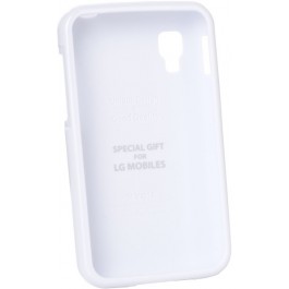 VOIA LG Optimus L4II Dual - Jelly Case (White)