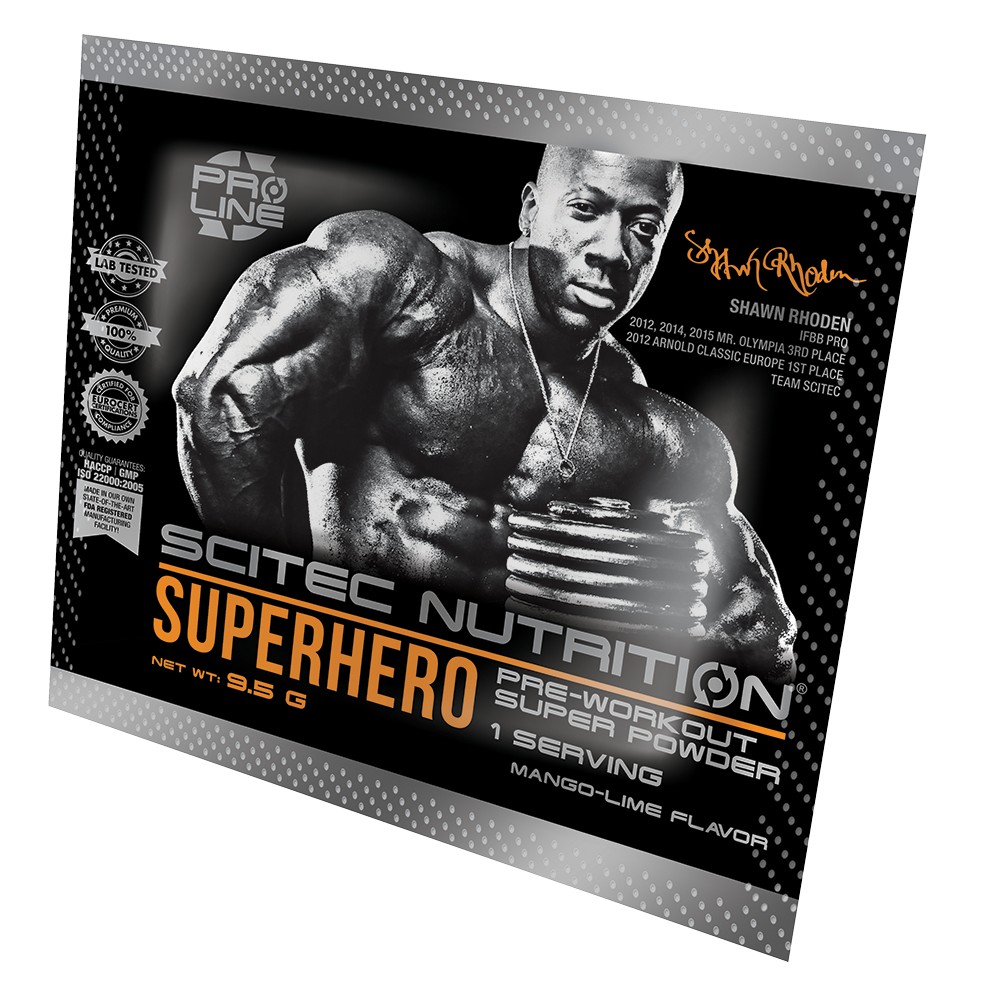 Scitec Nutrition Superhero 9.5 g /sample/ Mango Lime - зображення 1