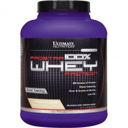 Ultimate Nutrition Prostar 100% Whey Protein 2390 g /80 servings/ Rum Raisin