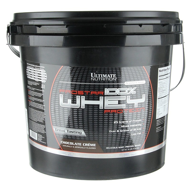 Ultimate Nutrition Prostar 100% Whey Protein 4540 g /151 servings/ Chocolate - зображення 1