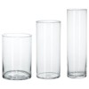 IKEA CYLINDER Набор ваз, 3 шт., прозрачное стекло (601.750.92) - зображення 1