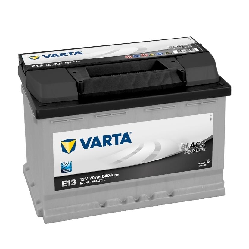 Varta 6СТ-70 BLACK dynamic E13 (570409064) - зображення 1