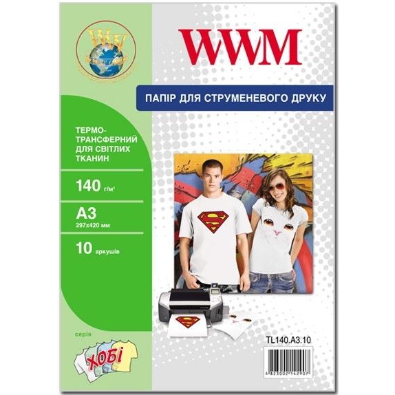 WWM 140г/м кв, А3, 10л (TL140.A3.10) - зображення 1