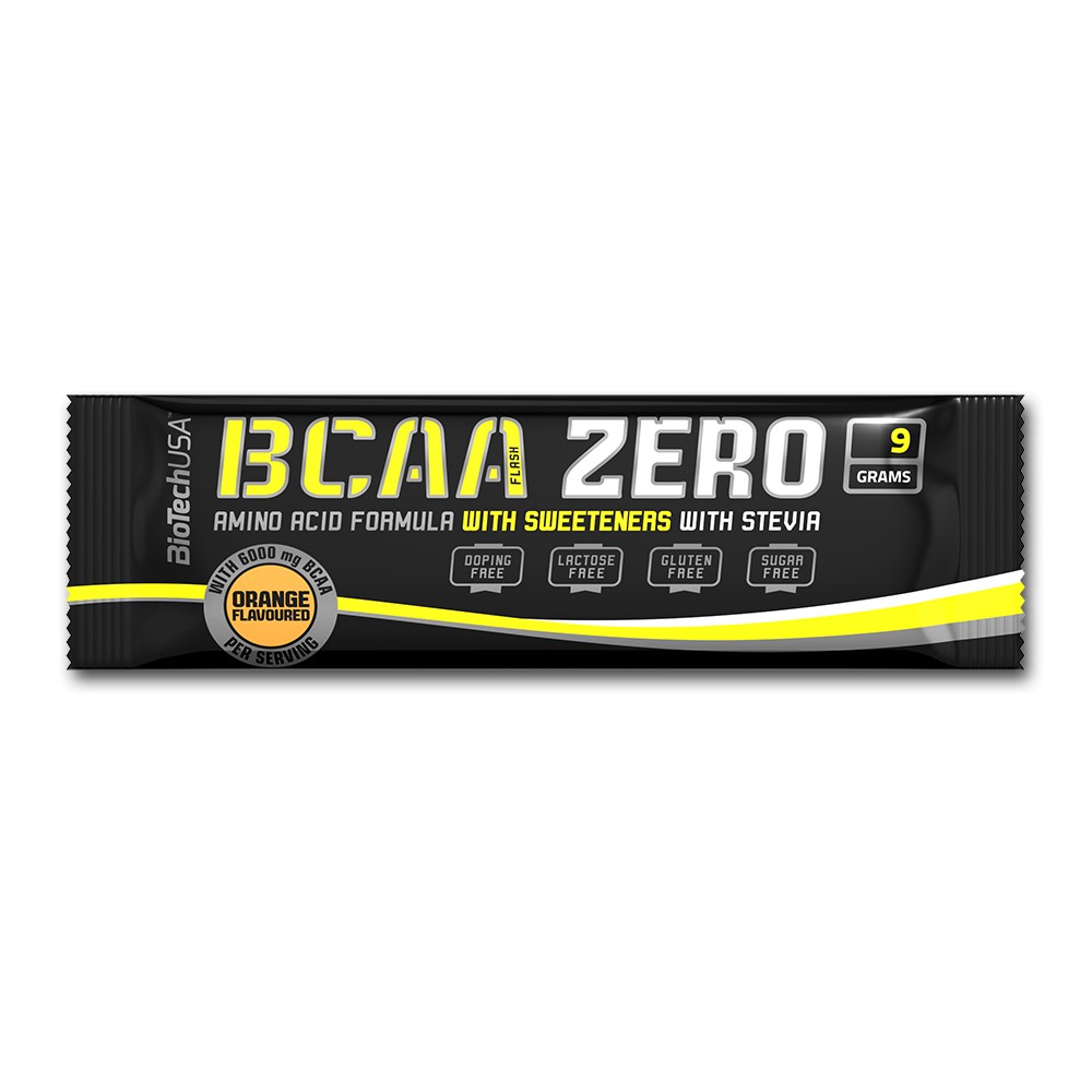 BiotechUSA BCAA Flash Zero 9 g /sample/ Orange - зображення 1