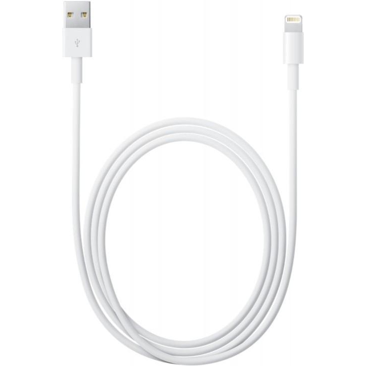 Apple Lightning to USB Cable 2m (MD819) - зображення 1