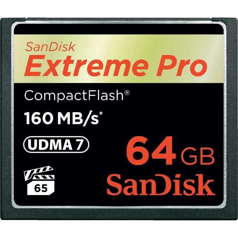 SanDisk 64 GB Extreme Pro CompactFlash SDCFXPS-064G-X46 - зображення 1