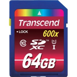   Transcend 64 GB SDXC UHS-1 Ultimate TS64GSDXC10U1