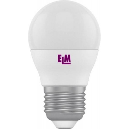 ELM LED G45 PA10 5W E27 4000K (18-0087) - зображення 1