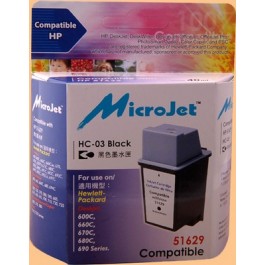   MicroJet Картридж для HP DJ 600 (29 Black) (HC-03)