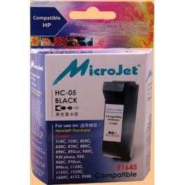 MicroJet Картридж для HP DJ 850C/ 1100C/ 1600C (45 Black) (HC-05)