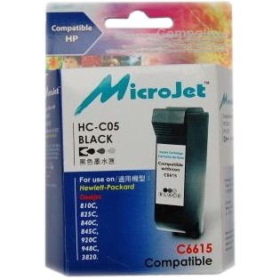 MicroJet Картридж для HP DJ 840C (15 Black) (HC-C05) - зображення 1