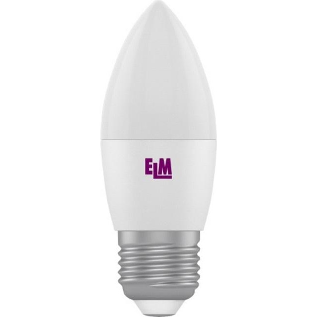 ELM LED C37 PA10 4W E27 4000K (18-0079) - зображення 1